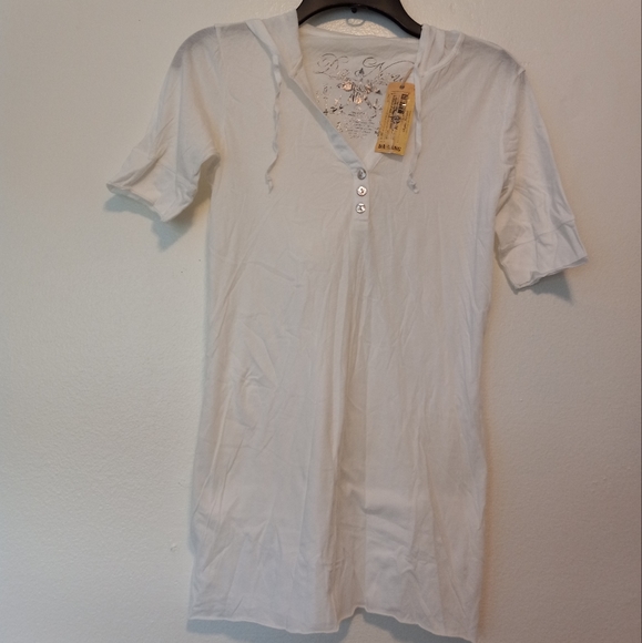 Da-Nang Surplus Indo-Chine Cotton Hooded Tunic Top - Picture 1 of 12